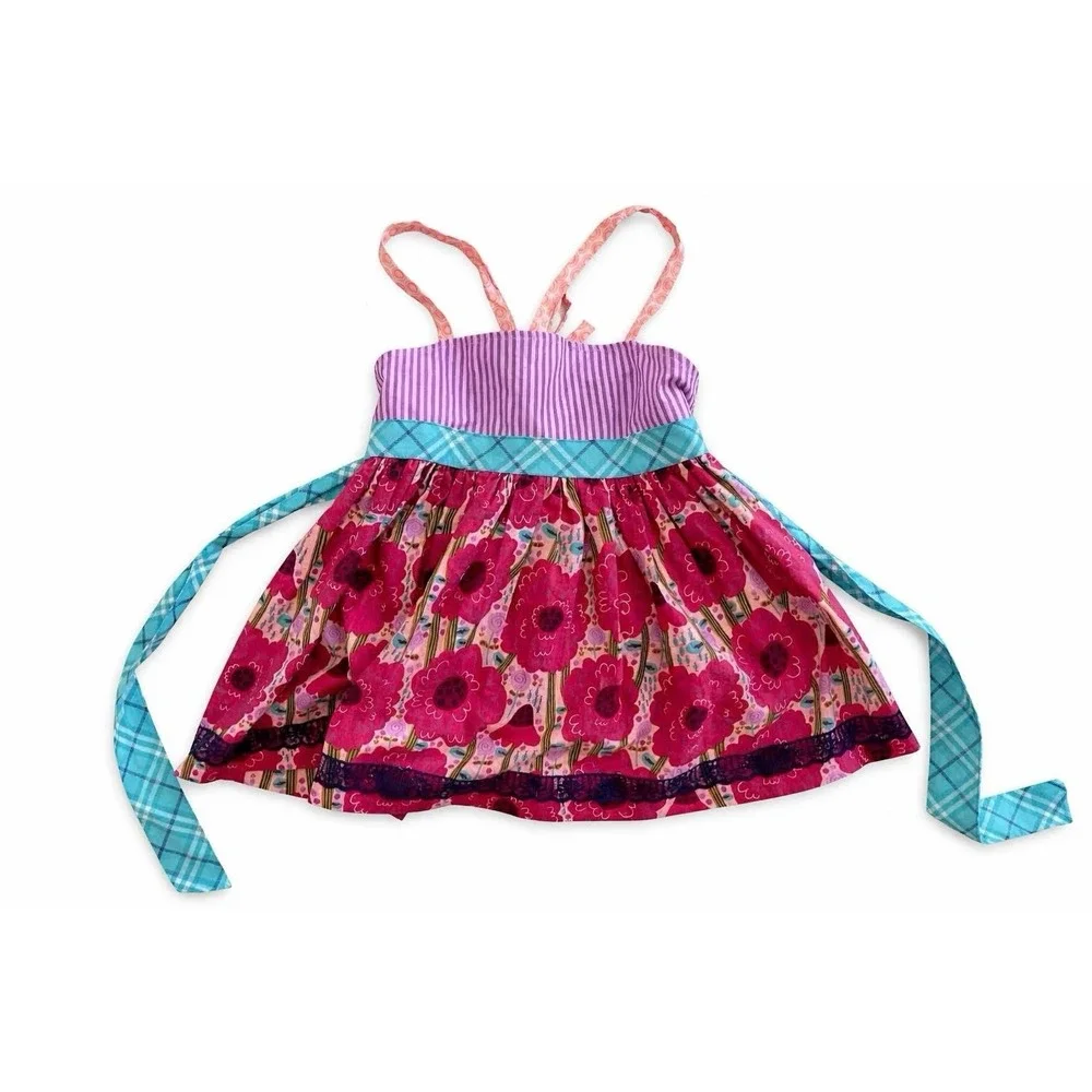 Matilda Jane Platinum Girls Pink Floral Top Size 10 Ellie